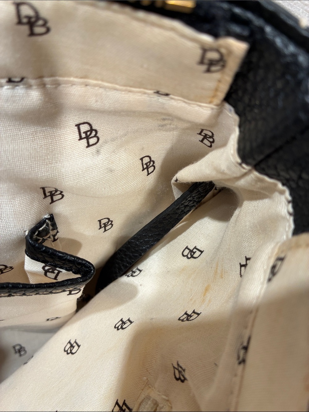 Dooney  and Burke Fabric and Leather Purse - Picture 13 of 13